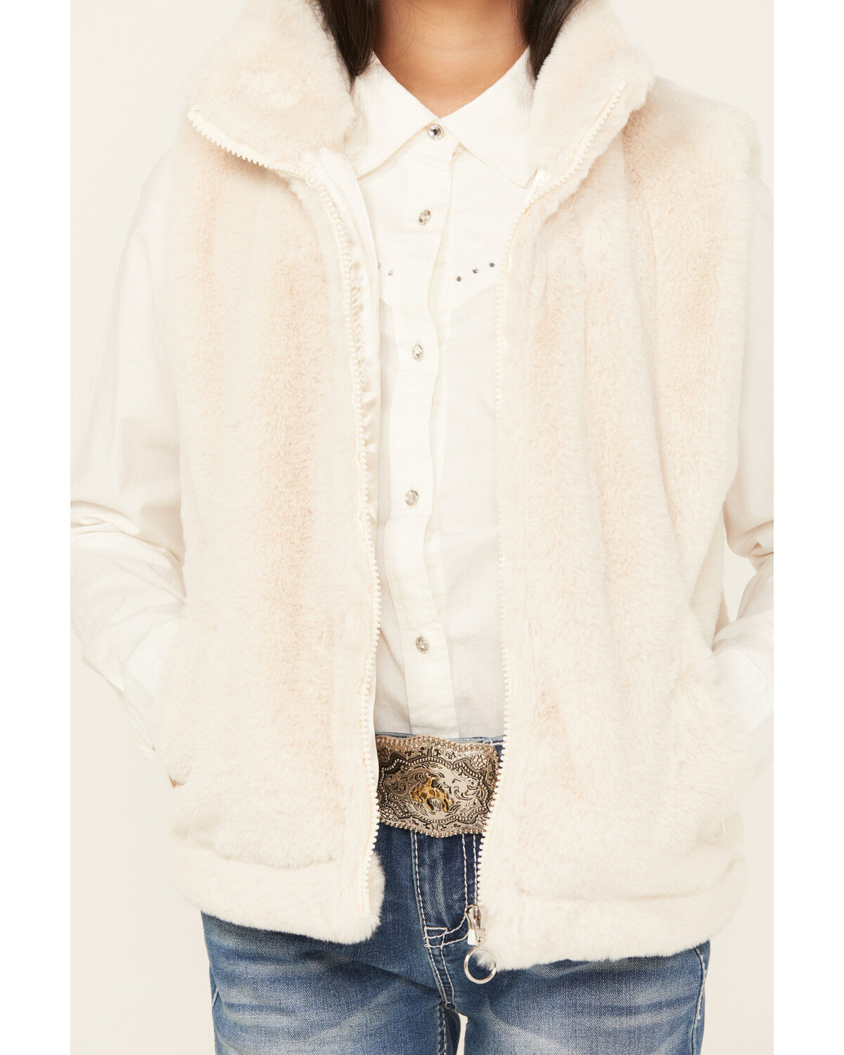 Urban Republic Little Girls' Faux Fur Vest