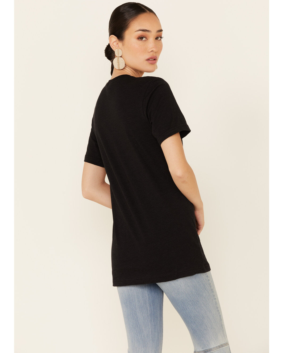 Ali Dee Women's Give Me My Space Cowboy Graphic Short Sleeve Tee