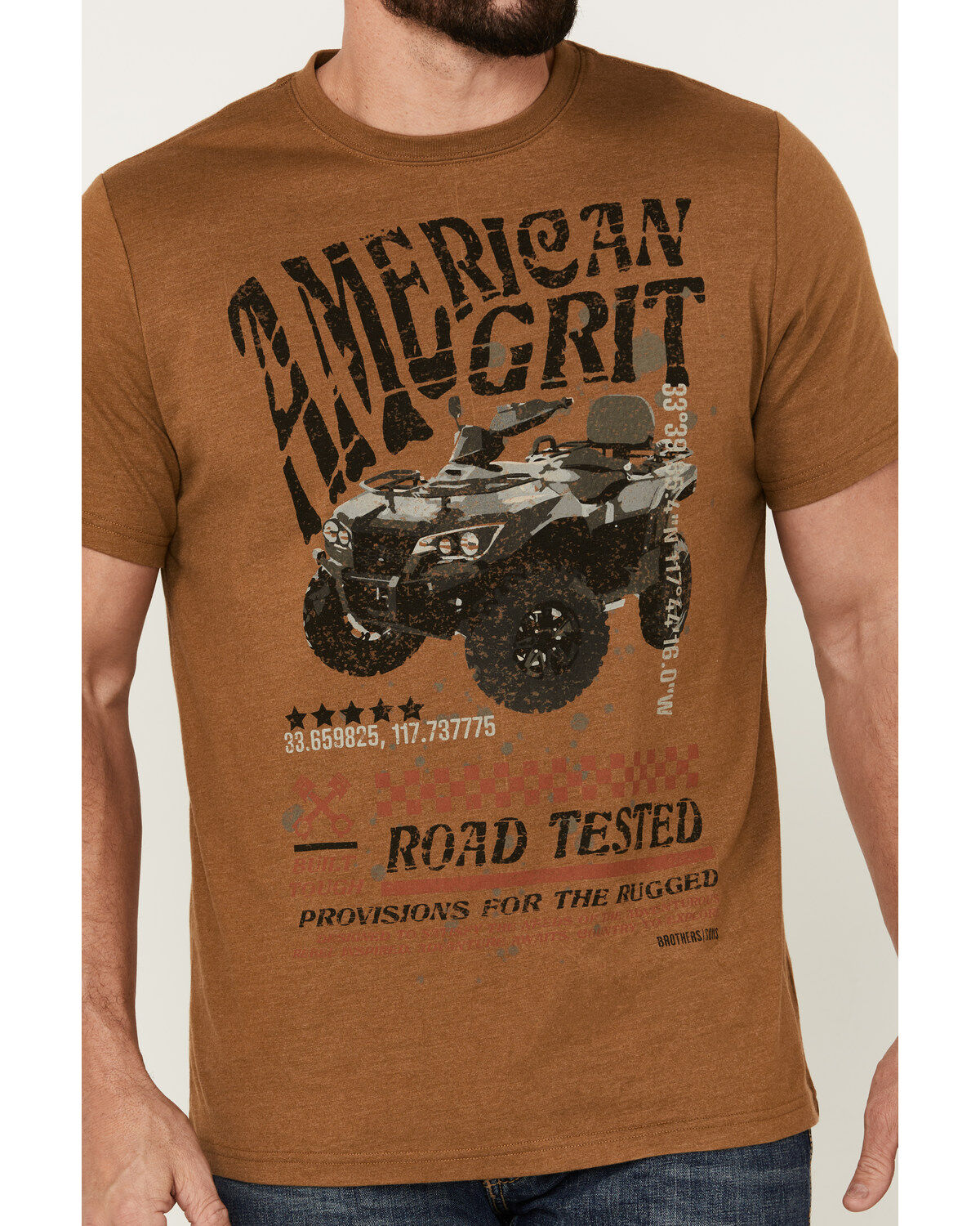 Brothers and Sons Men's American Grit Short Sleeve Graphic T-Shirt