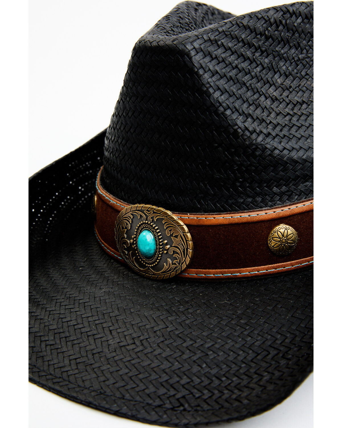 Shyanne Women's Sybil Concho Straw Cowboy Hat