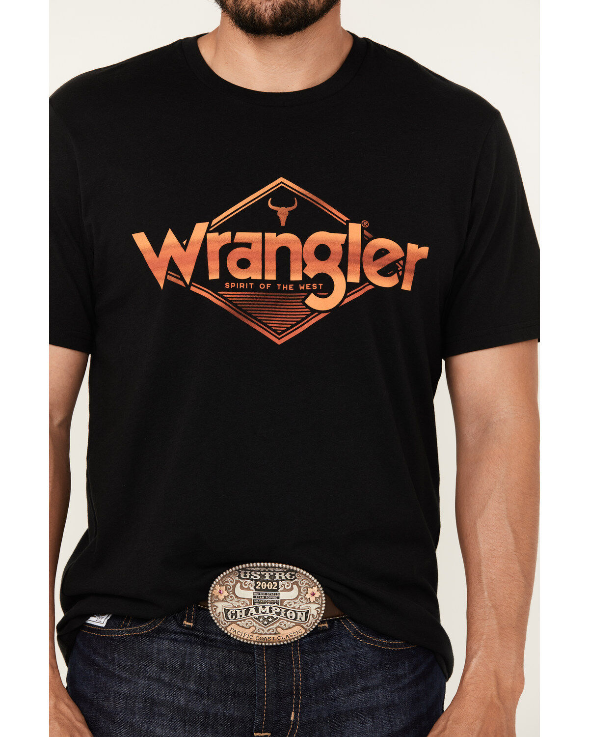 Wrangler Men's Boot Barn Exclusive Diamond Logo Print Short Sleeve Graphic T-Shirt