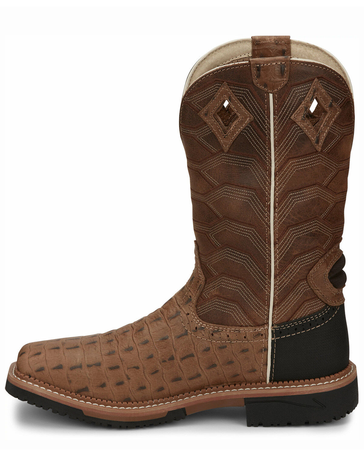 Justin Men's Derrickman Western Work Boots - Composite Toe
