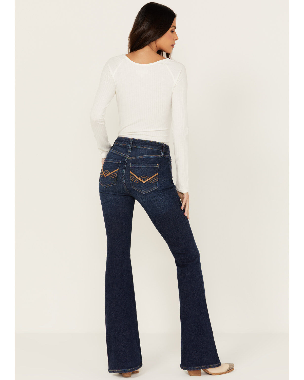 Idyllwind Women's Rebel Janie Dark Wash Mid Rise Bootcut Jeans