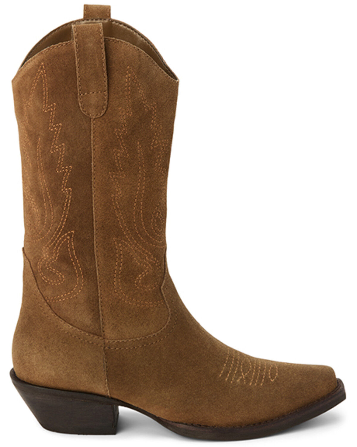 Matisse Women's Gaucho Suede Western Boots - Snip Toe