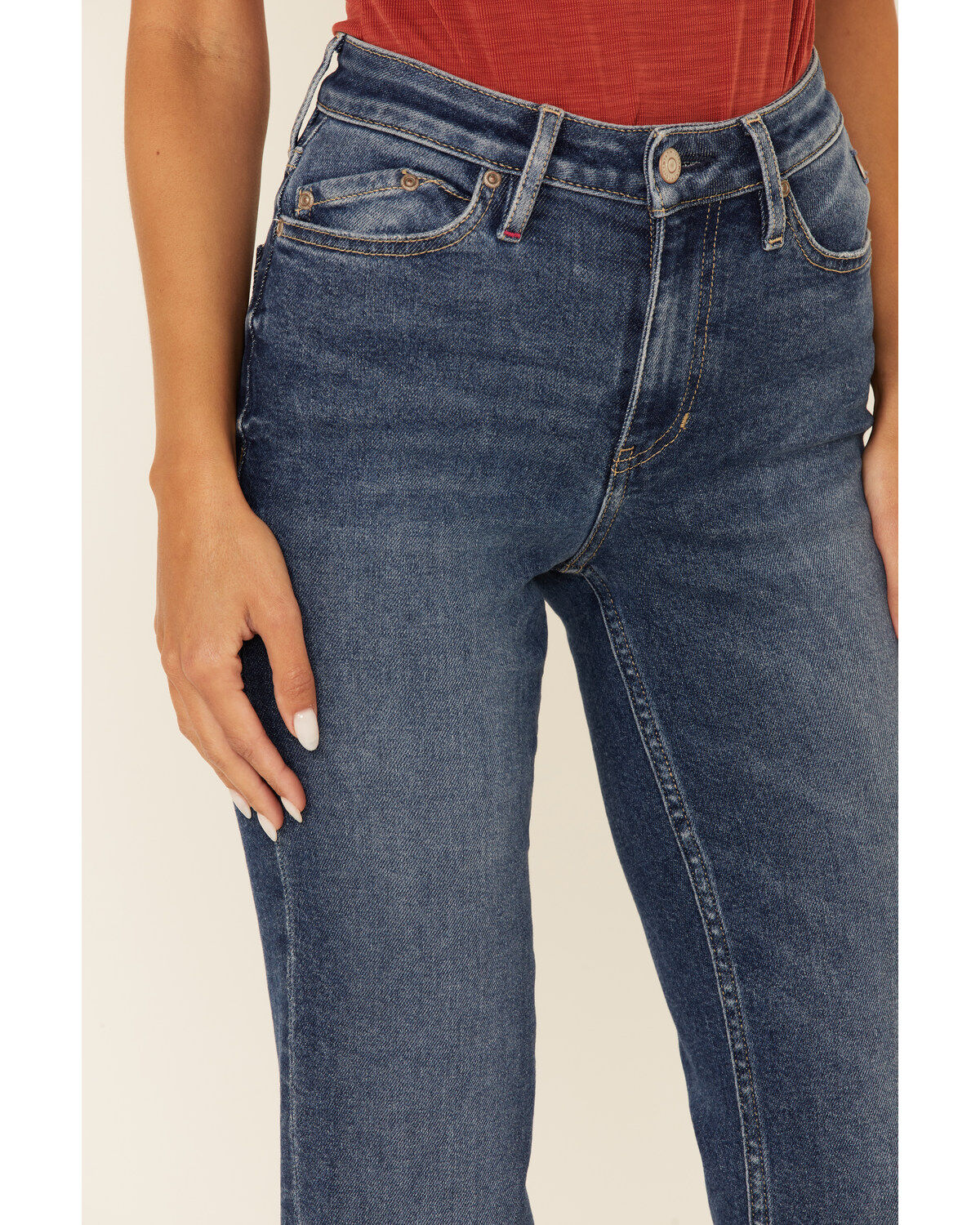 Idyllwind Women's Dark Wash Going Places Straight Denim Jeans