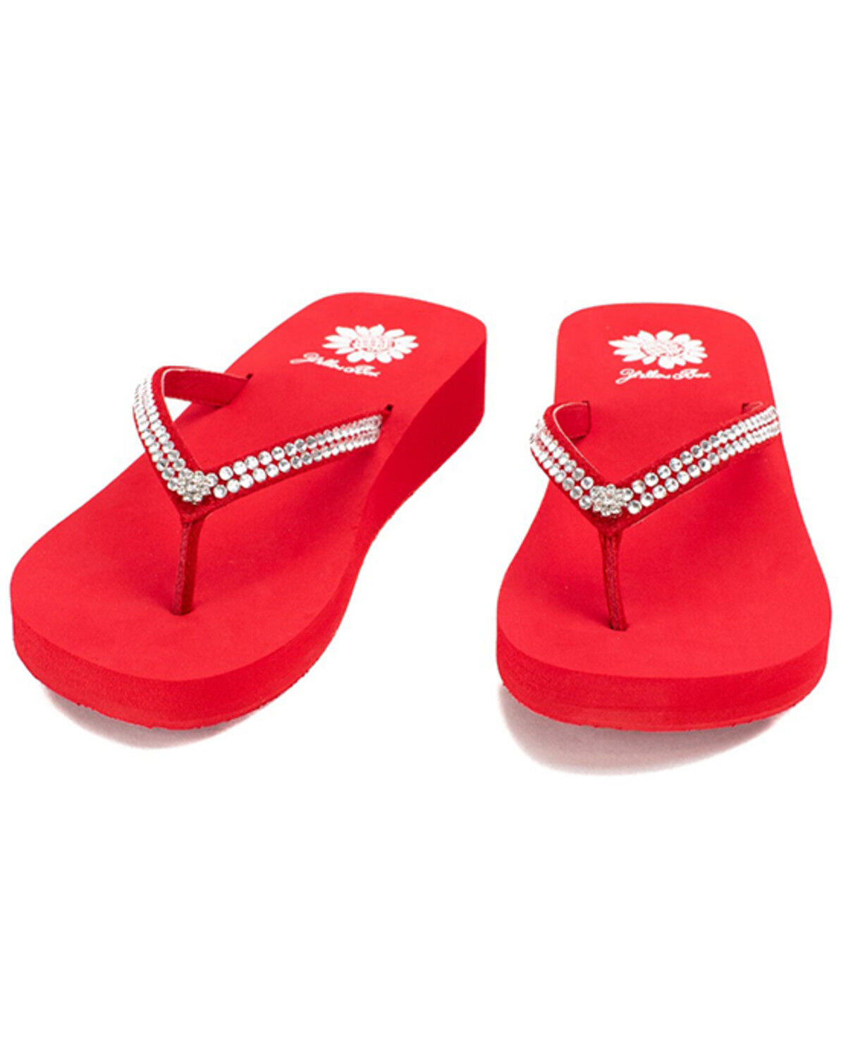 Yellow Box Women's Jello Rhinestone Sandals