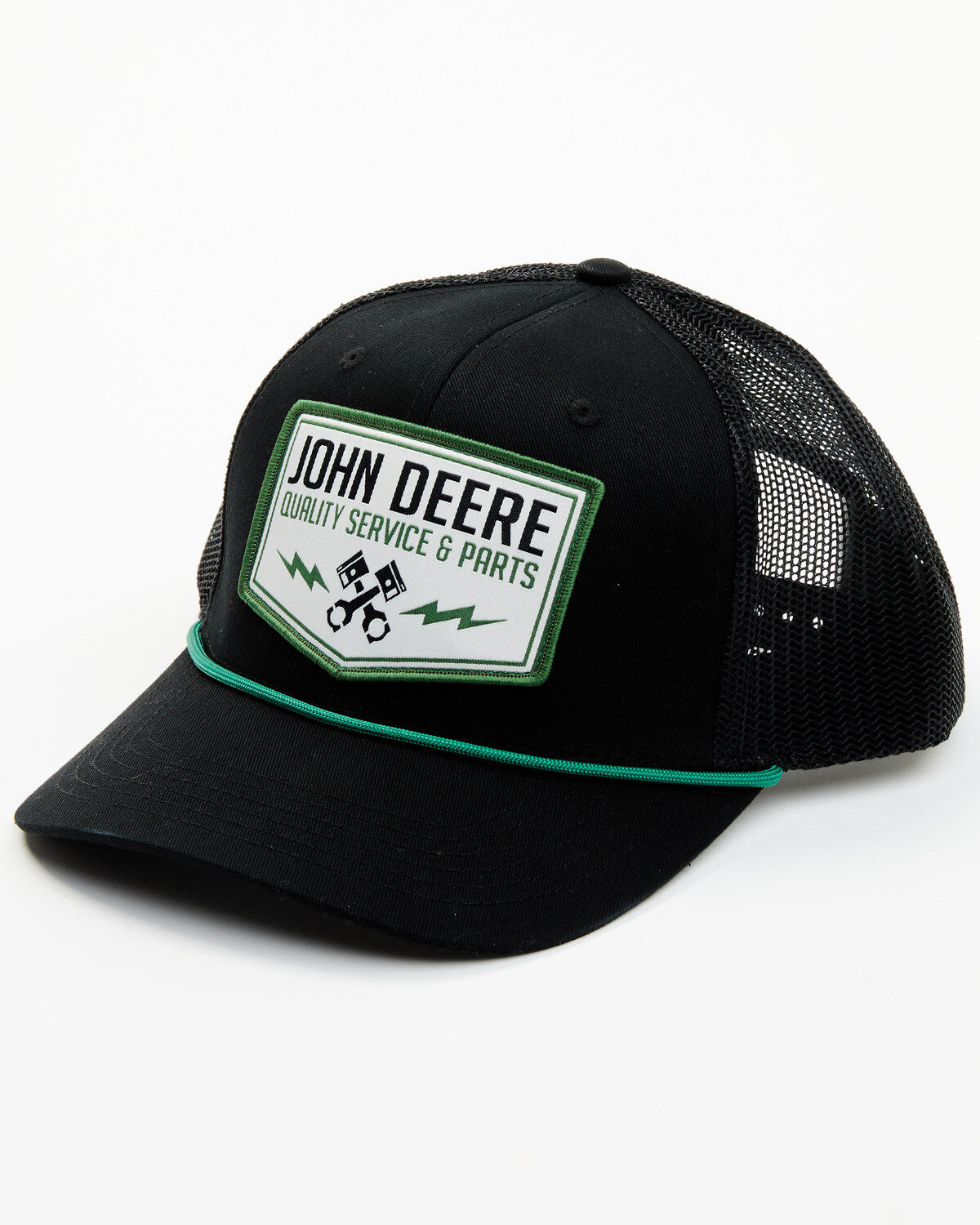 John Deere Men's Twill Mesh Back Trucker Cap