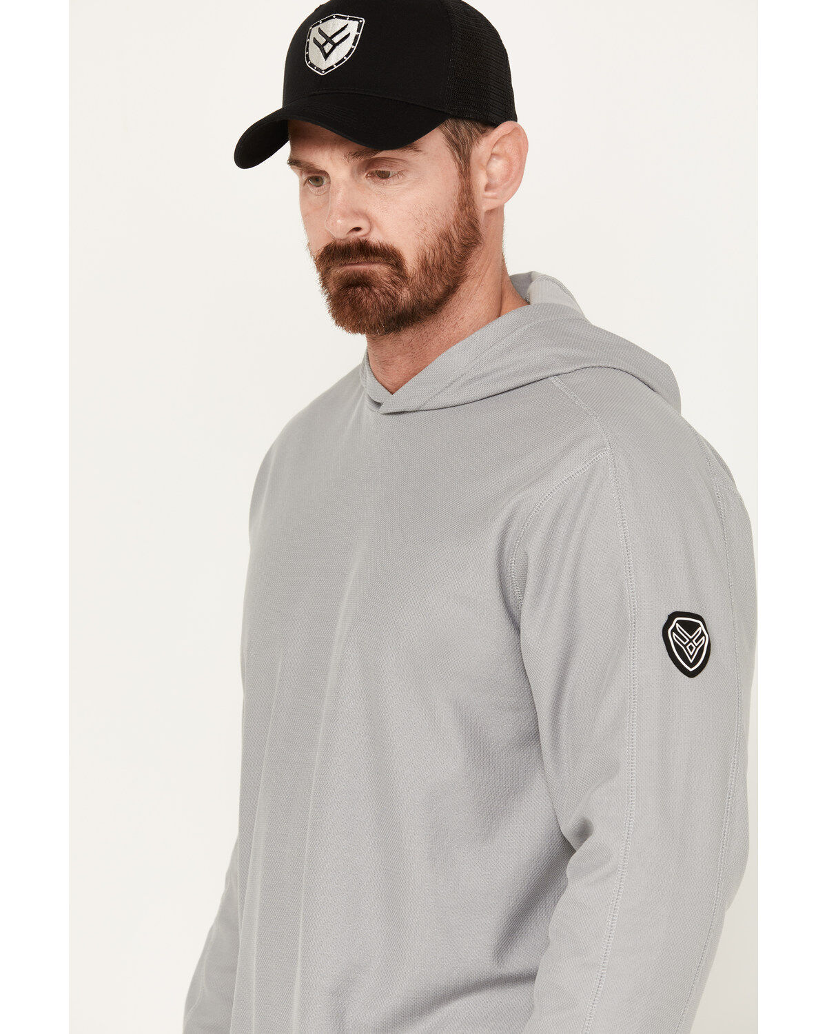 Hawx Men's UPF Long Sleeve Hooded Work Shirt