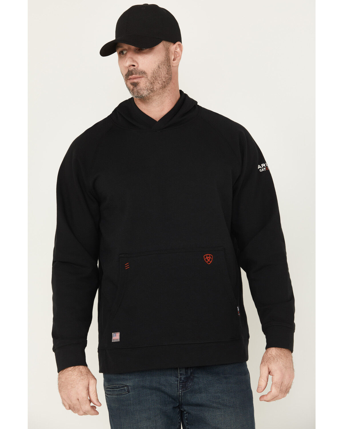 Ariat Men's FR Duster Work Hard Hooded Sweatshirt