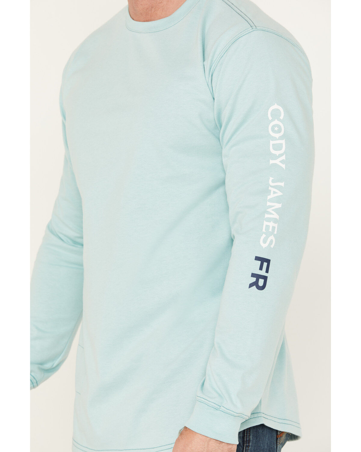Cody James Men's FR Logo Long Sleeve Stretch Work T-Shirt