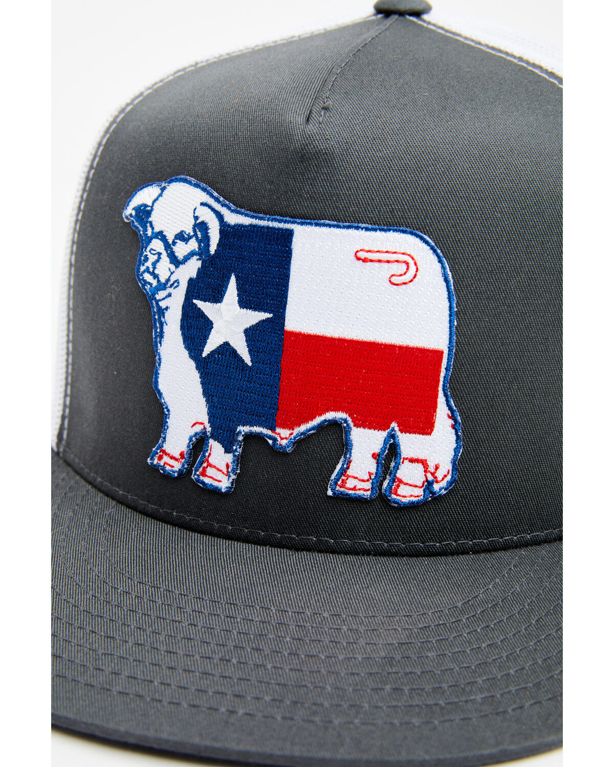 Lazy J Ranch Men's Texas Cow Patch Mesh-Back Ball Cap