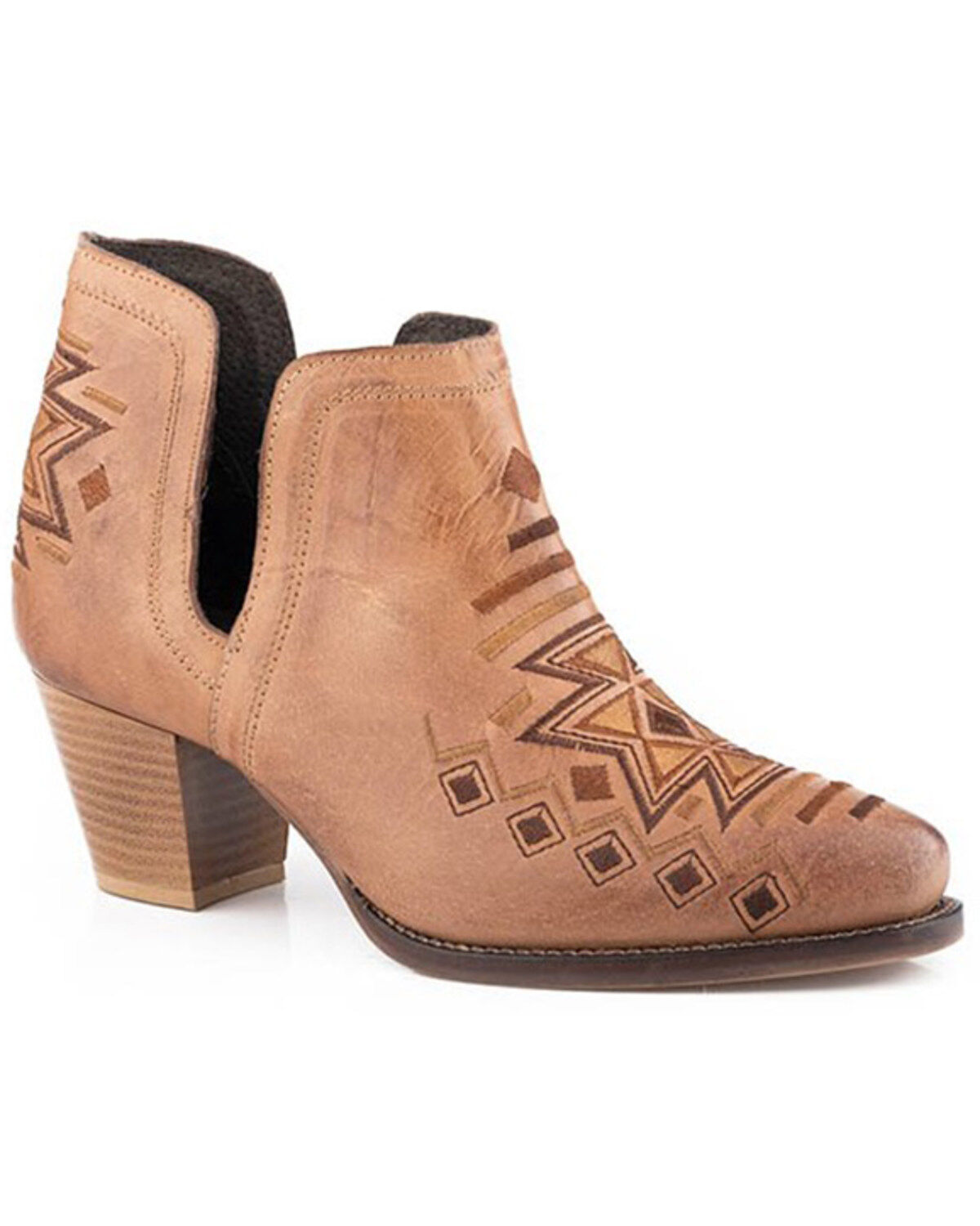 Roper Women's Rowdy Southwestern Western Fashion Booties - Round Toe