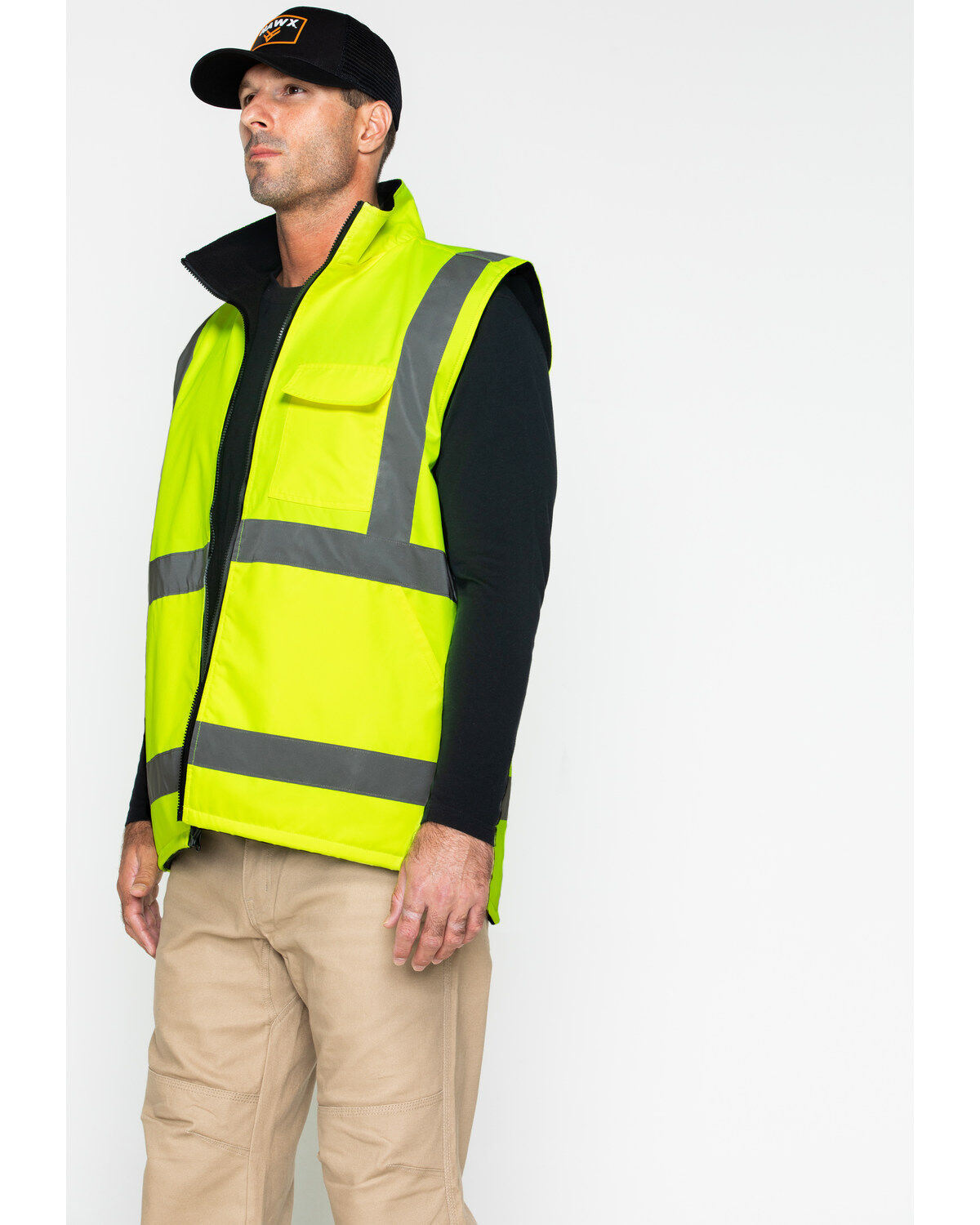 Hawx Men's Reversible Reflective Work Vest
