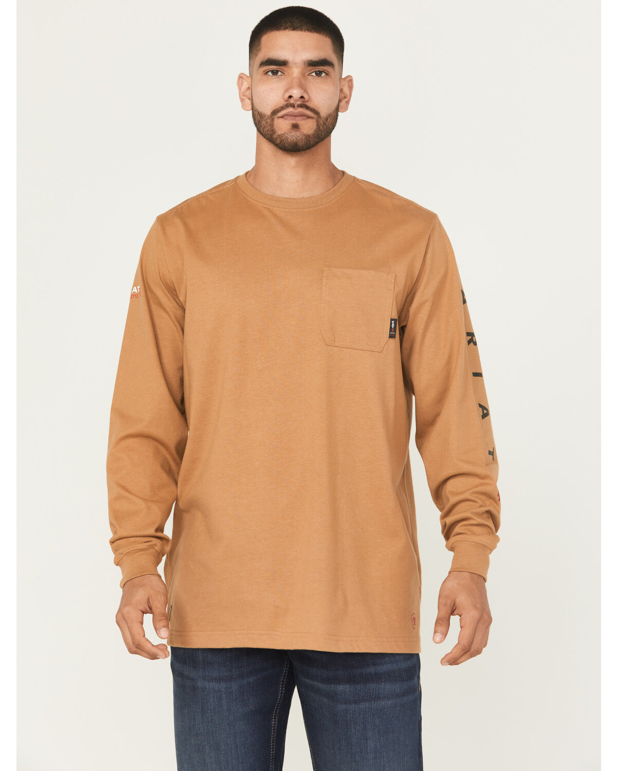 Ariat Men's FR Hard Head Long Sleeve Pocket Work Shirt