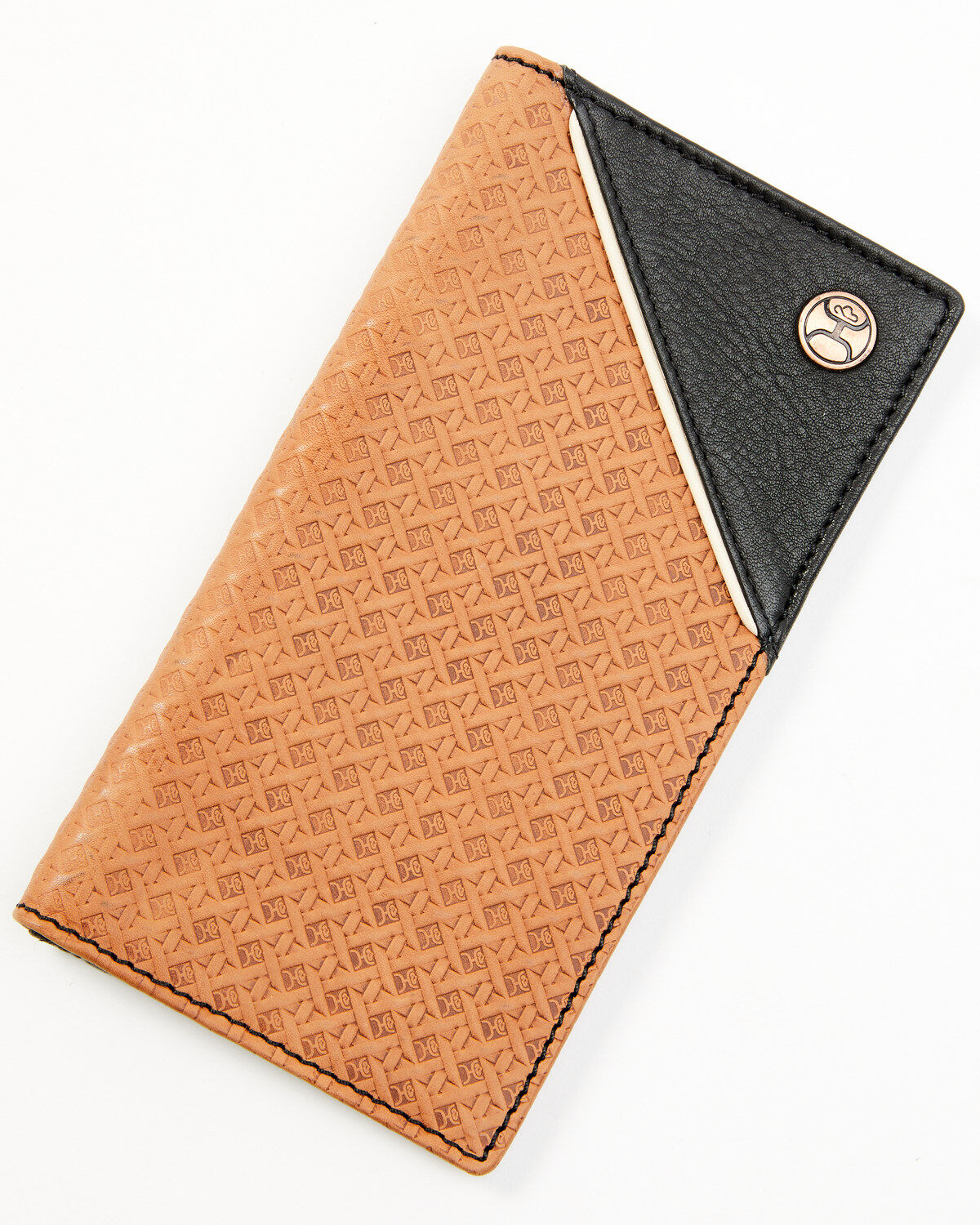 Hooey Men's Basket Weave Rodeo Wallet