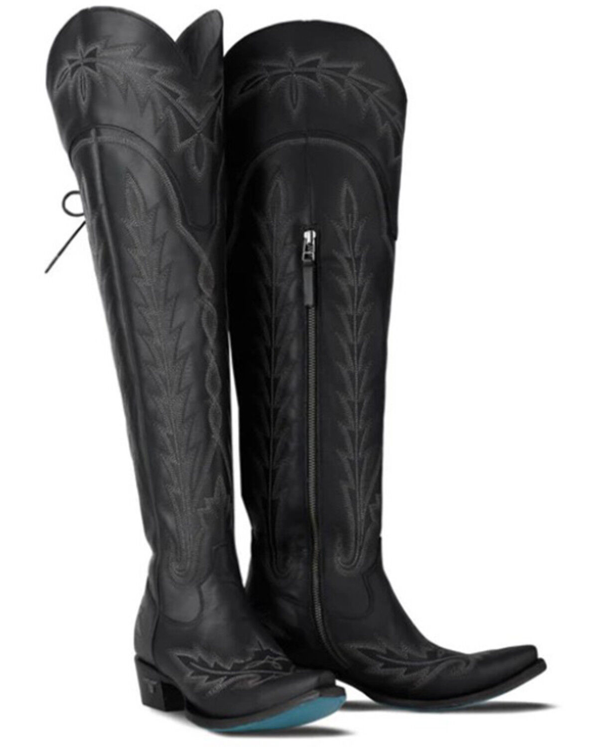Lane Women's Lexington Over The Knee Corset Western Boots - Snip Toe