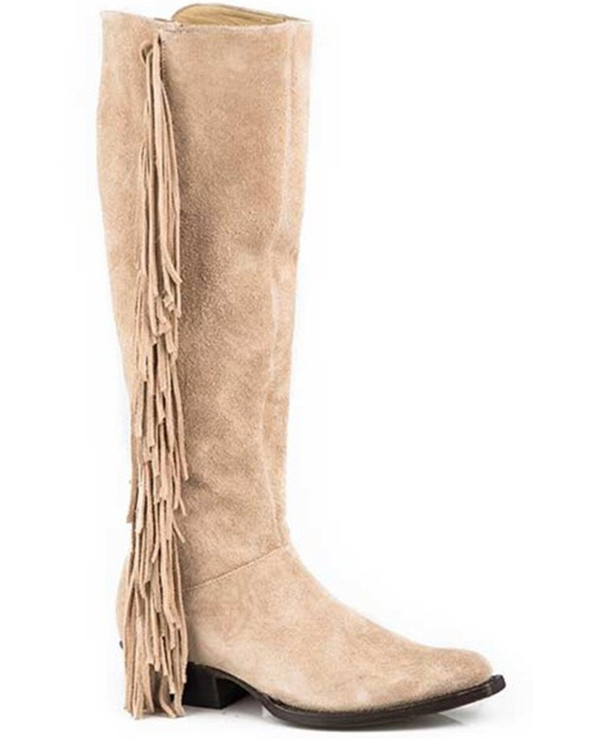 Stetson Women's Dani Suede Tall Western Boots - Snip Toe