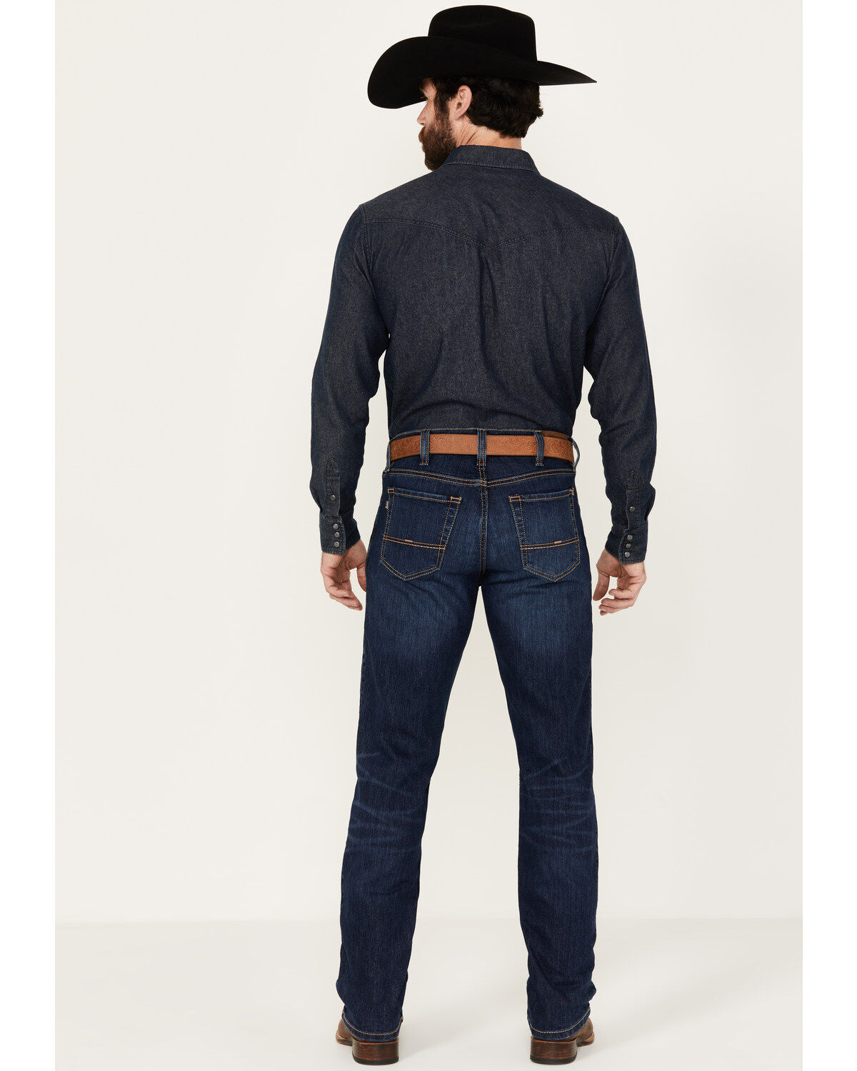 Justin Men's 1879 Medium Wash Slim Stretch Denim Jeans