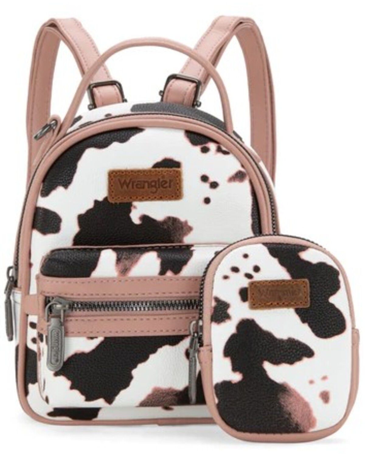 Wrangler Women's Cow Print Mini Backpack
