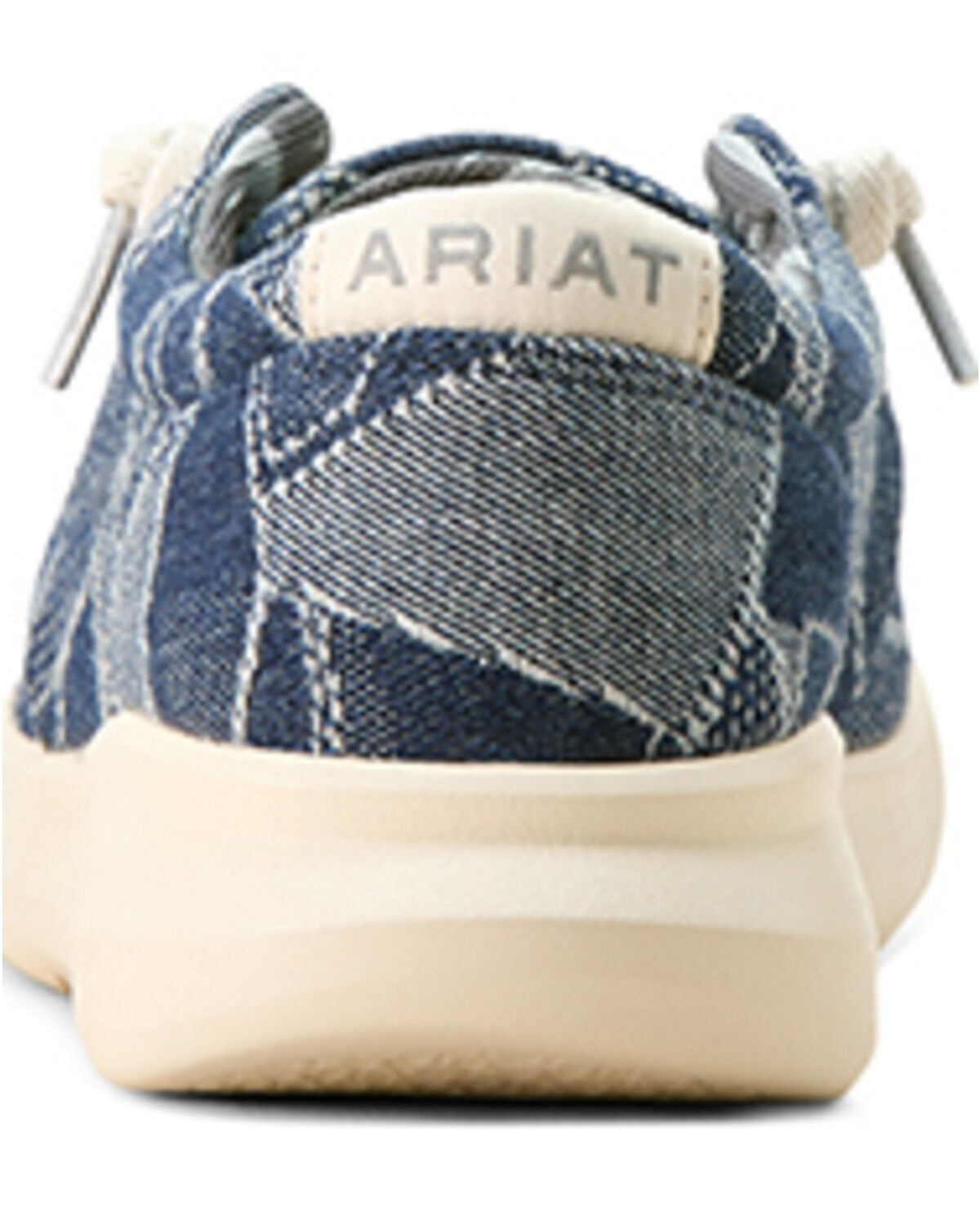 Ariat Women's Hilo Denim Print Casual Shoes - Moc Toe