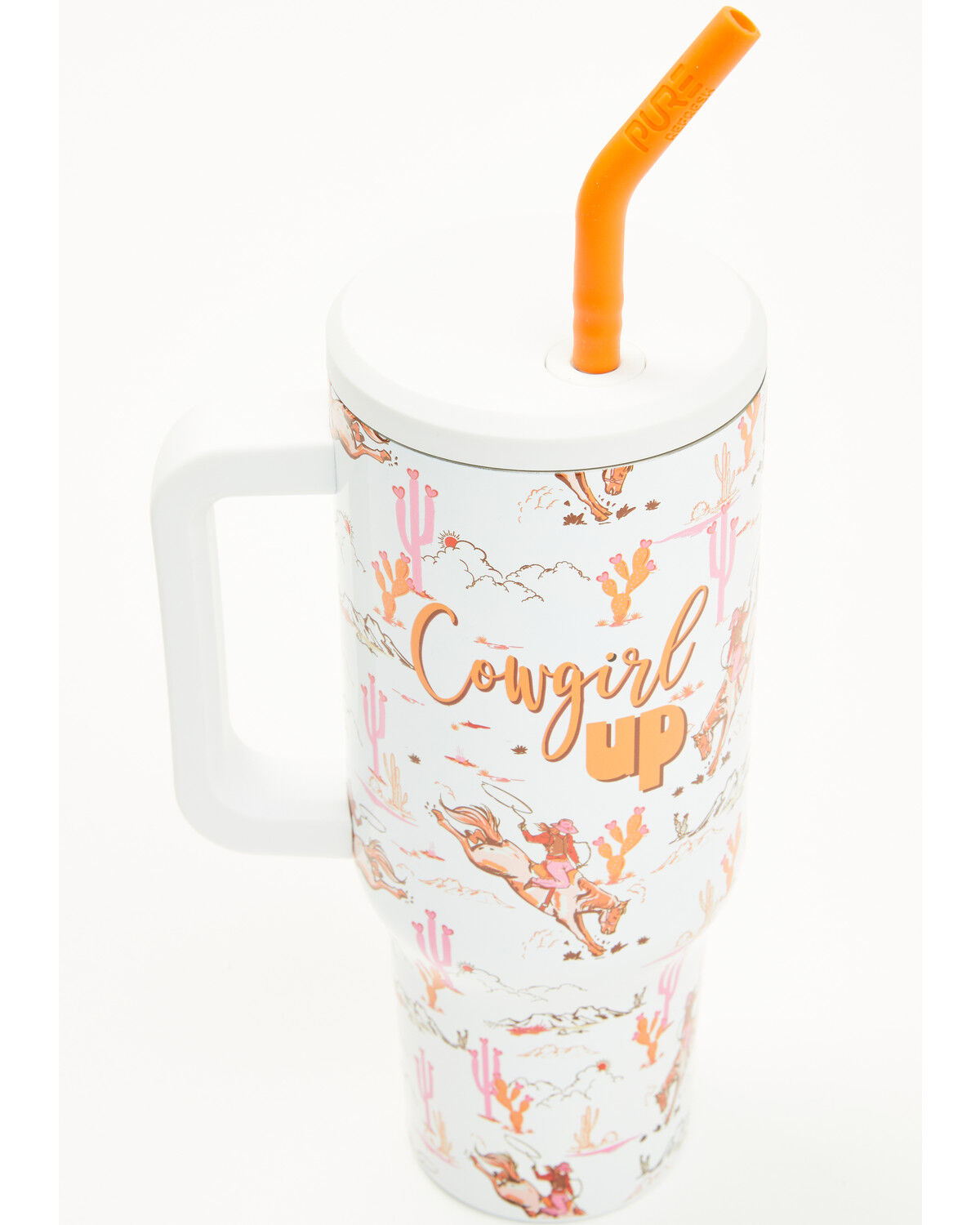 Boot Barn 40oz Cowgirl Up Tumbler with Straw