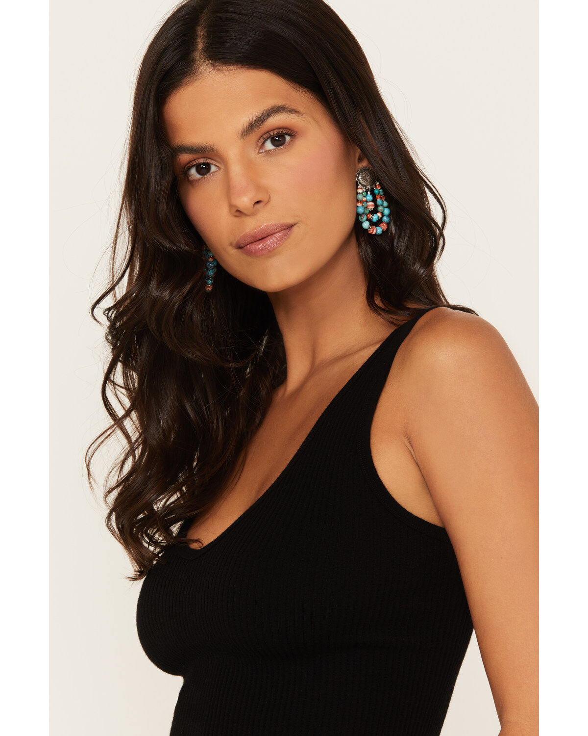 Paige Wallace Women's Beaded & Concho Earrings