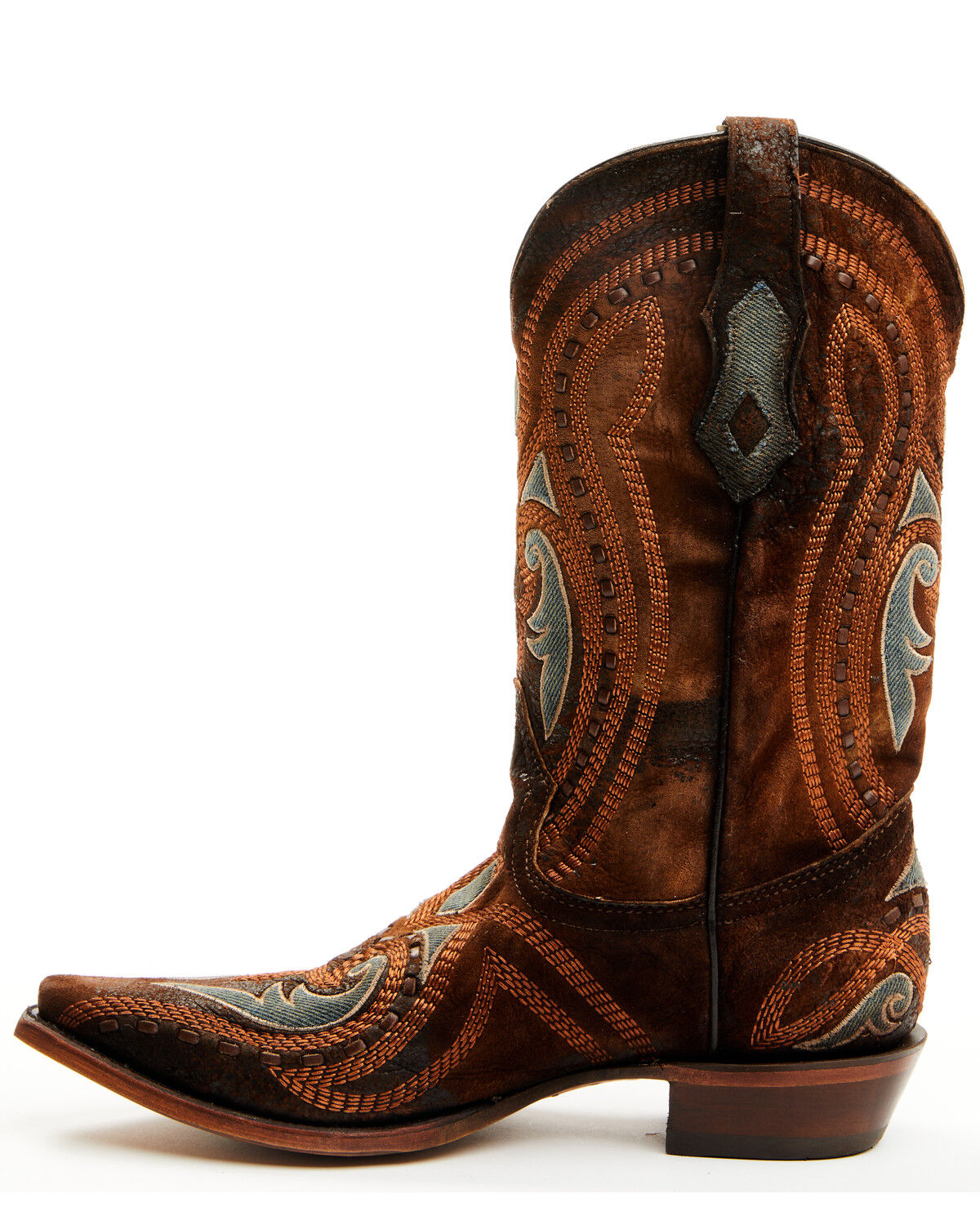 Corral Men's Overlay And Embroidered Western Boots - Snip Toe