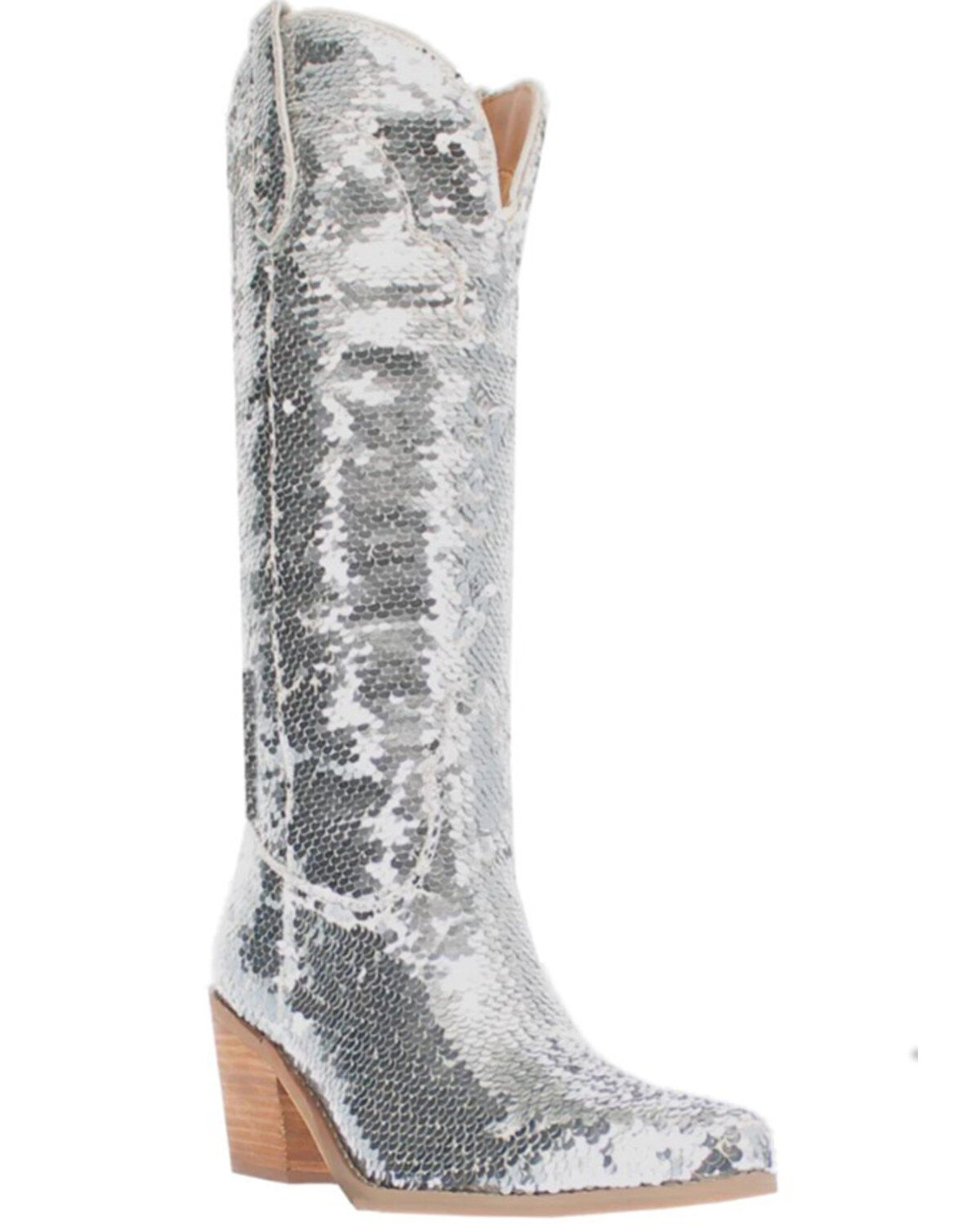 Dingo Women's Sequin Dance Hall Queen Tall Western Boots - Snip Toe