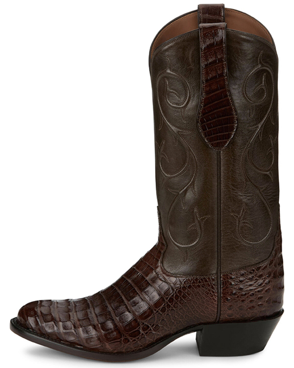 Tony Lama Men's Exotic Caiman Western Boots - Round Toe