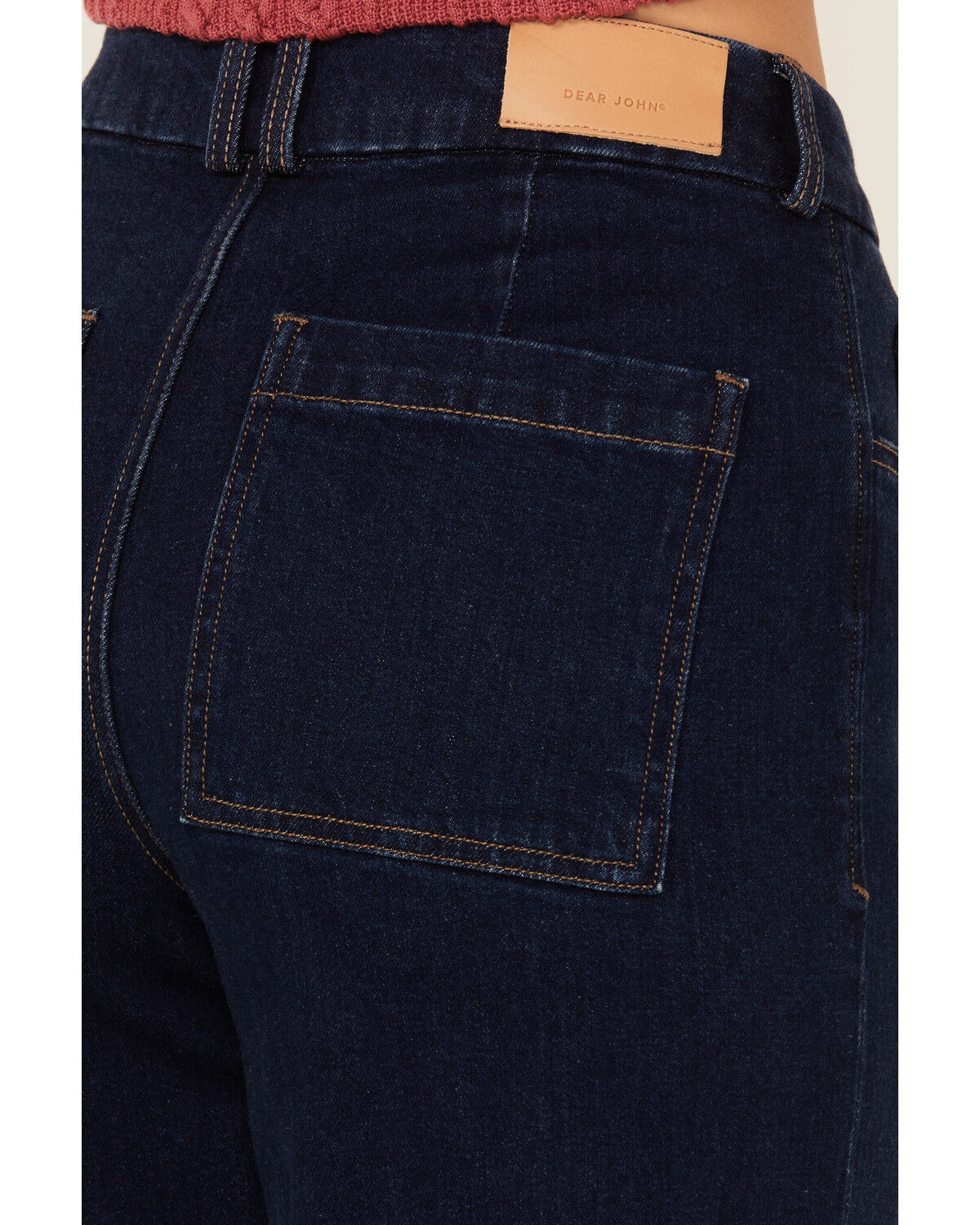 Dear John Women's Audrey Dark Wash Wide Stretch Denim Jeans