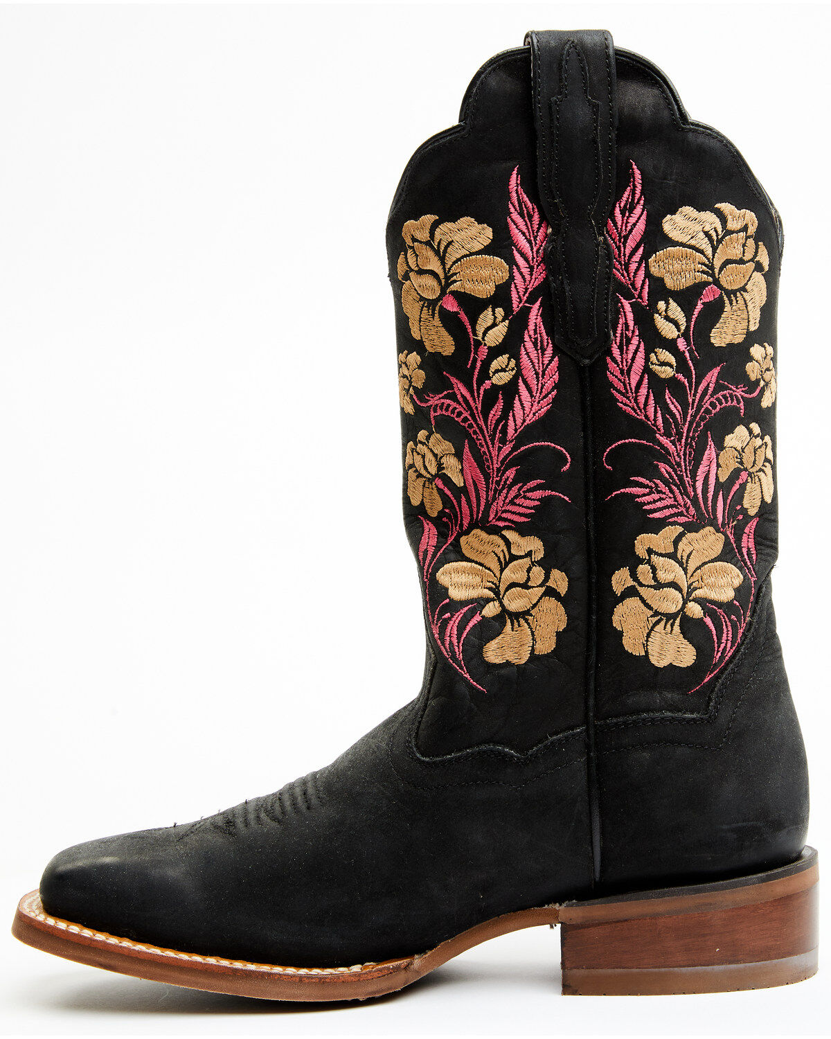 Dan Post Women's Asteria Floral Western Performance Boots - Broad Square Toe
