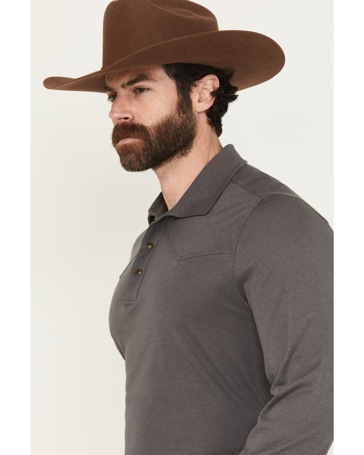 Cody James Black 1978® Men's Drifter Solid Long Sleeve Polo