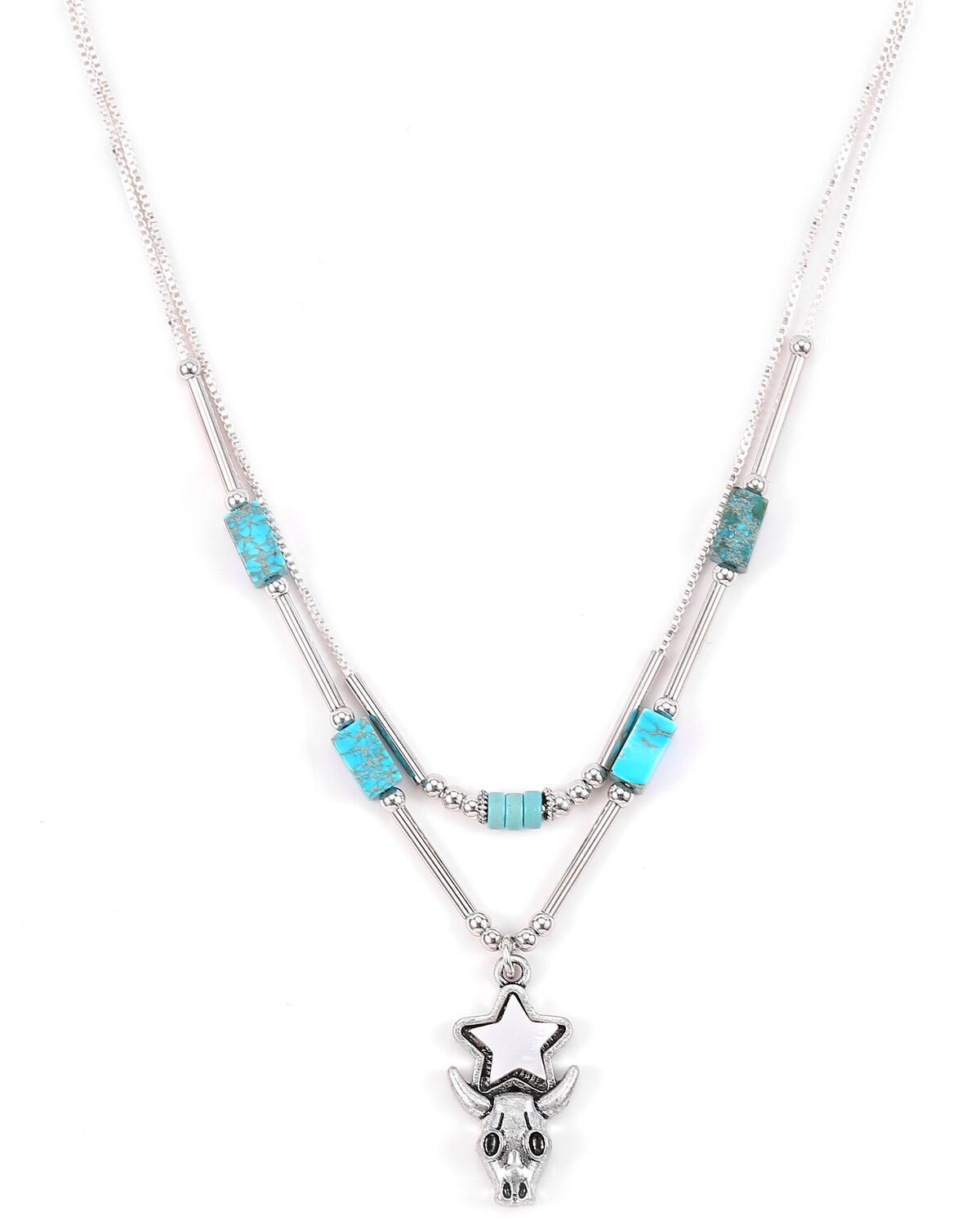 Cowgirl Confetti Women's Empty Island Layered Necklace