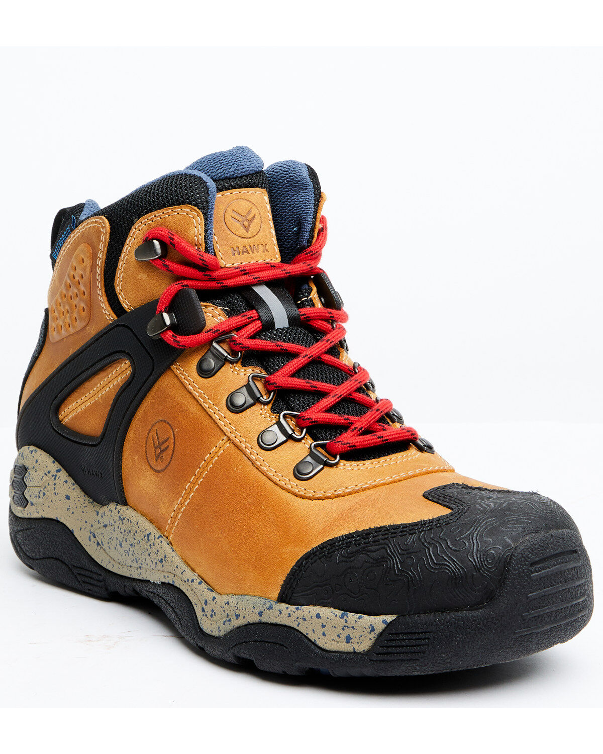 Hawx Men's Talon 3 Waterproof Lace-Up Hiking Work Boots - Broad Square Toe