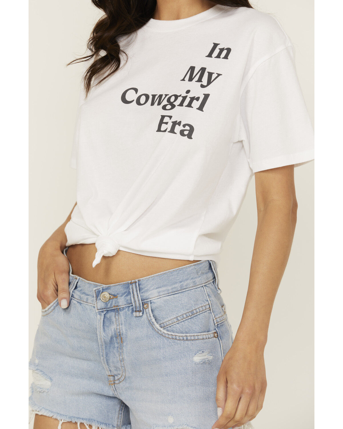 White Crow Women's Cowgirl Era Short Sleeve Graphic Tee