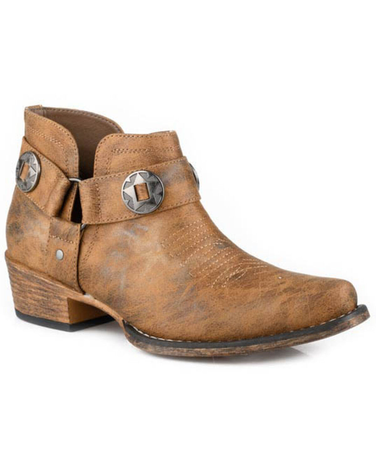 Roper Women's Ava Harness Western Booties - Snip Toe