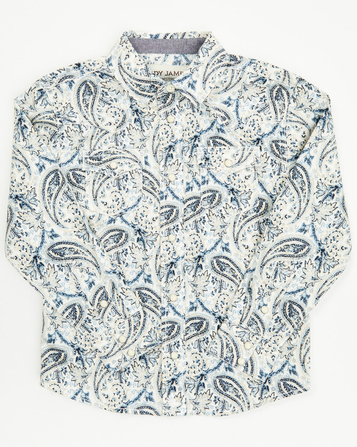 Cody James Toddler Boys' Rodeo Runway Paisley Print Long Sleeve Snap Western Shirt