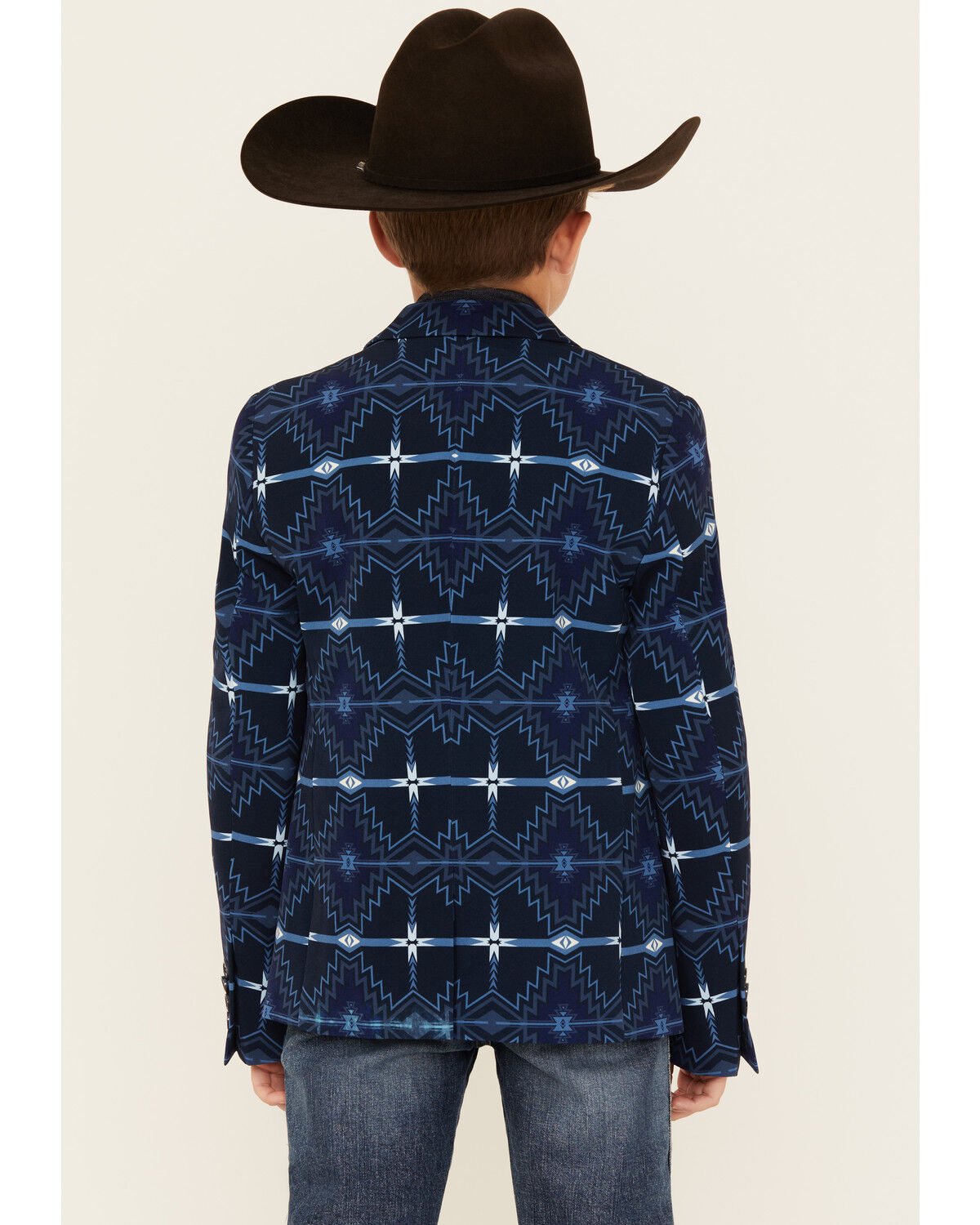 Rock & Roll Denim Boys' Southwestern Print Blazer