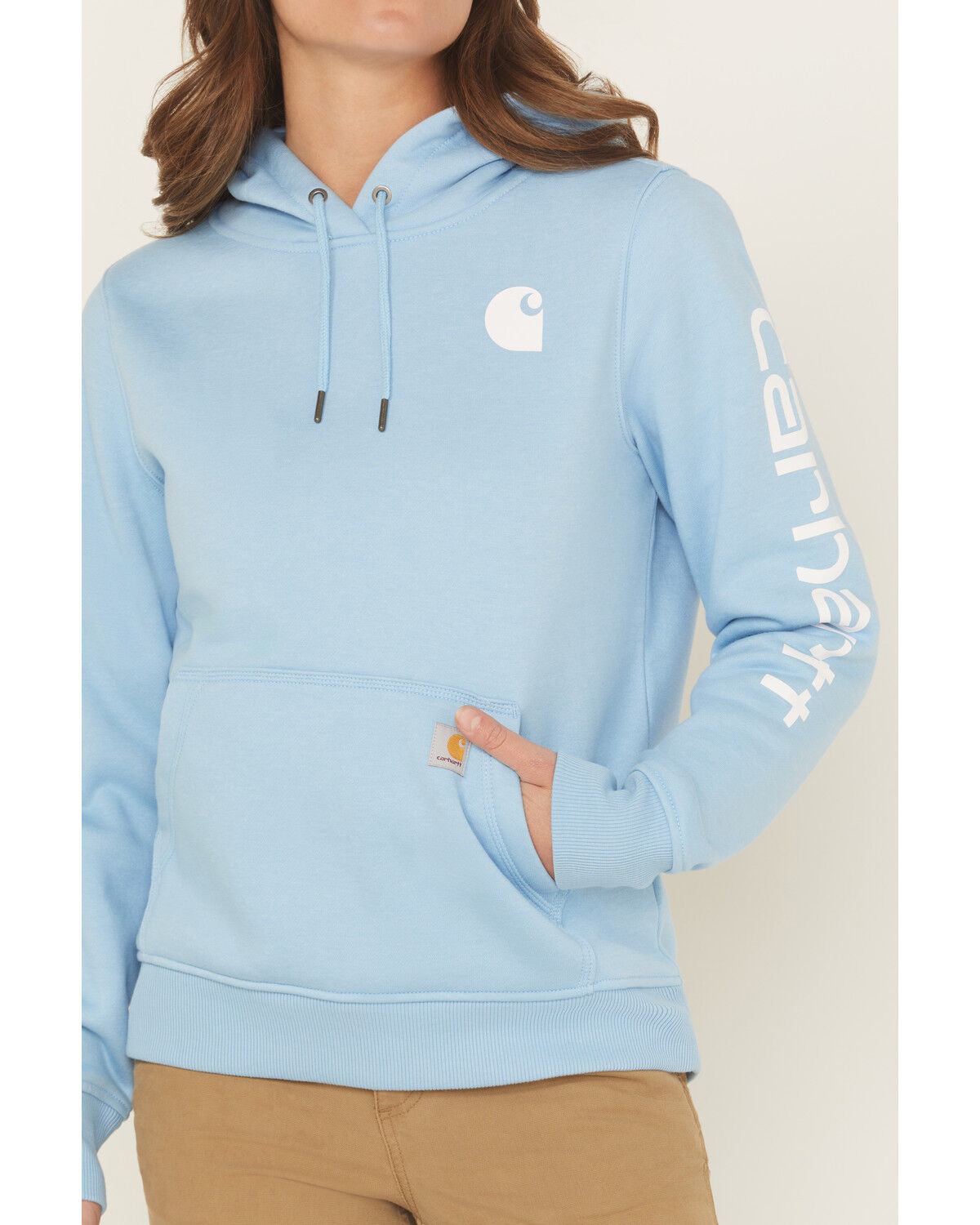 Carhartt Women's Relaxed Fit Midweight Logo Graphic Hoodie