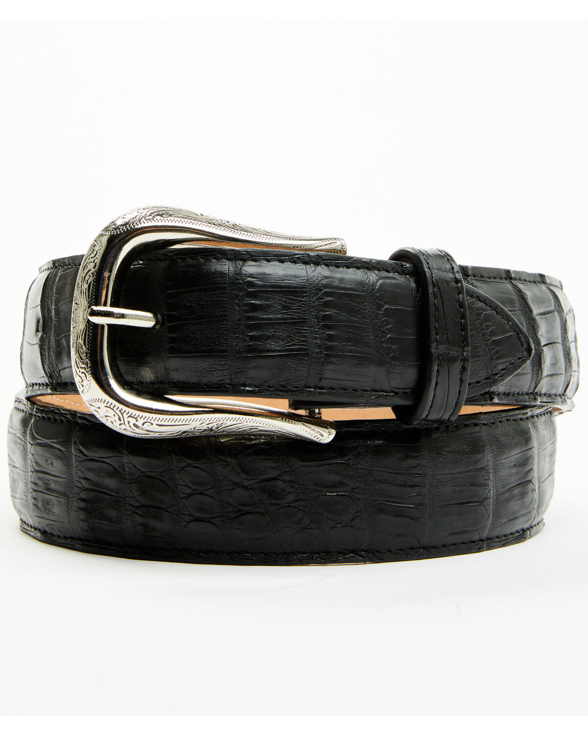 Cody James Black 1978® Men's Sutton Exotic Caiman Tail Leather Belt