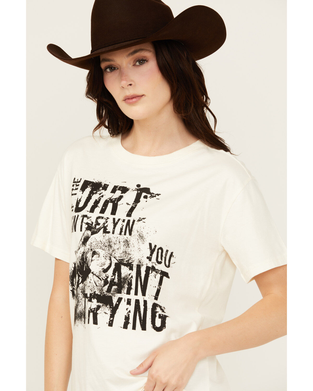 Shyanne Women's Dirt Flying Short Sleeve Graphic Tee