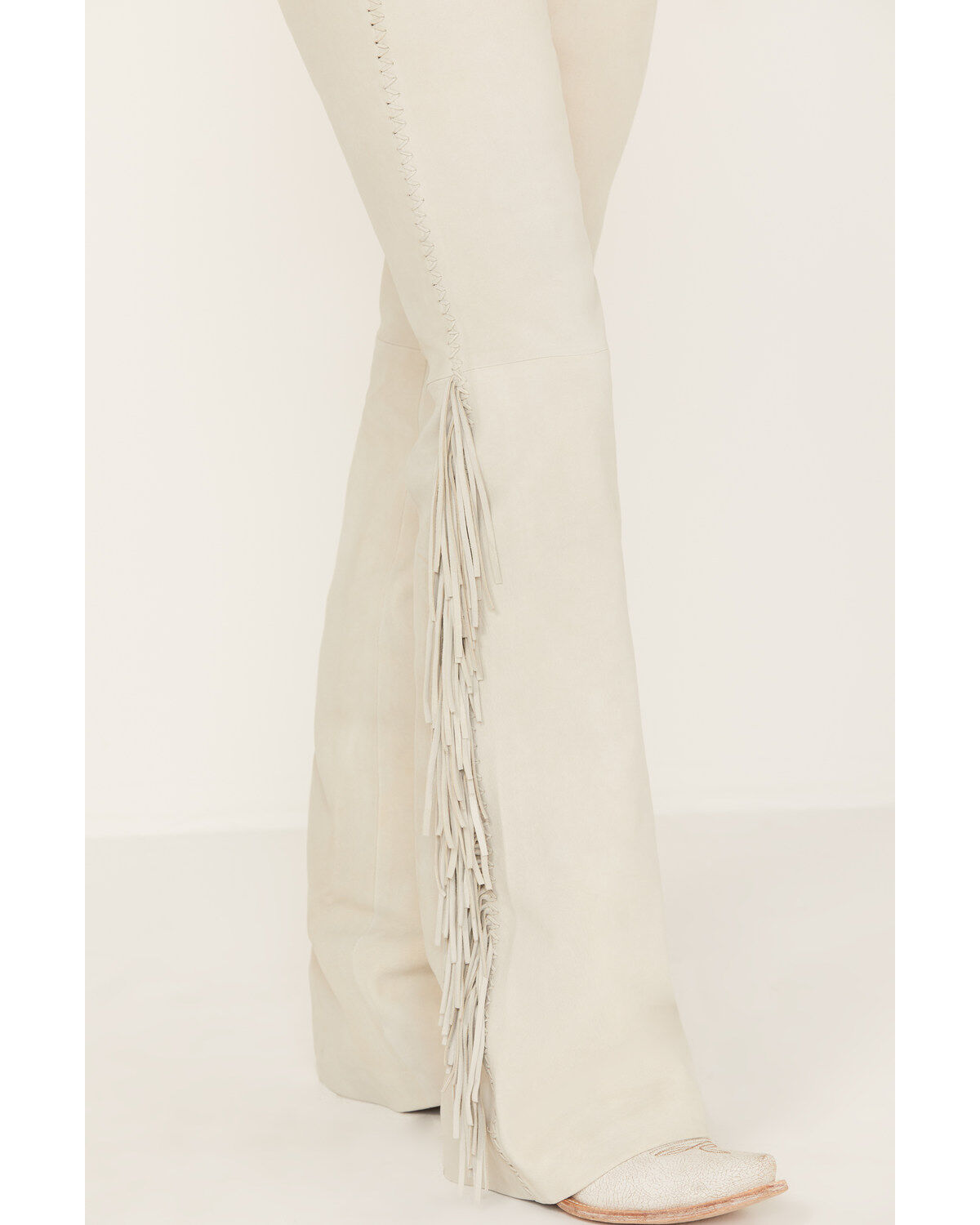 Idyllwind Women's Huntsville High Rise Leather Fringe Flare Pants