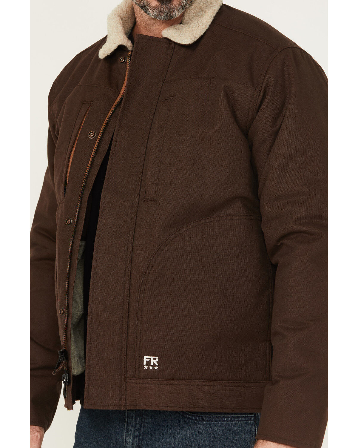 Hawx Men's FR Sherpa Lined Work Jacket