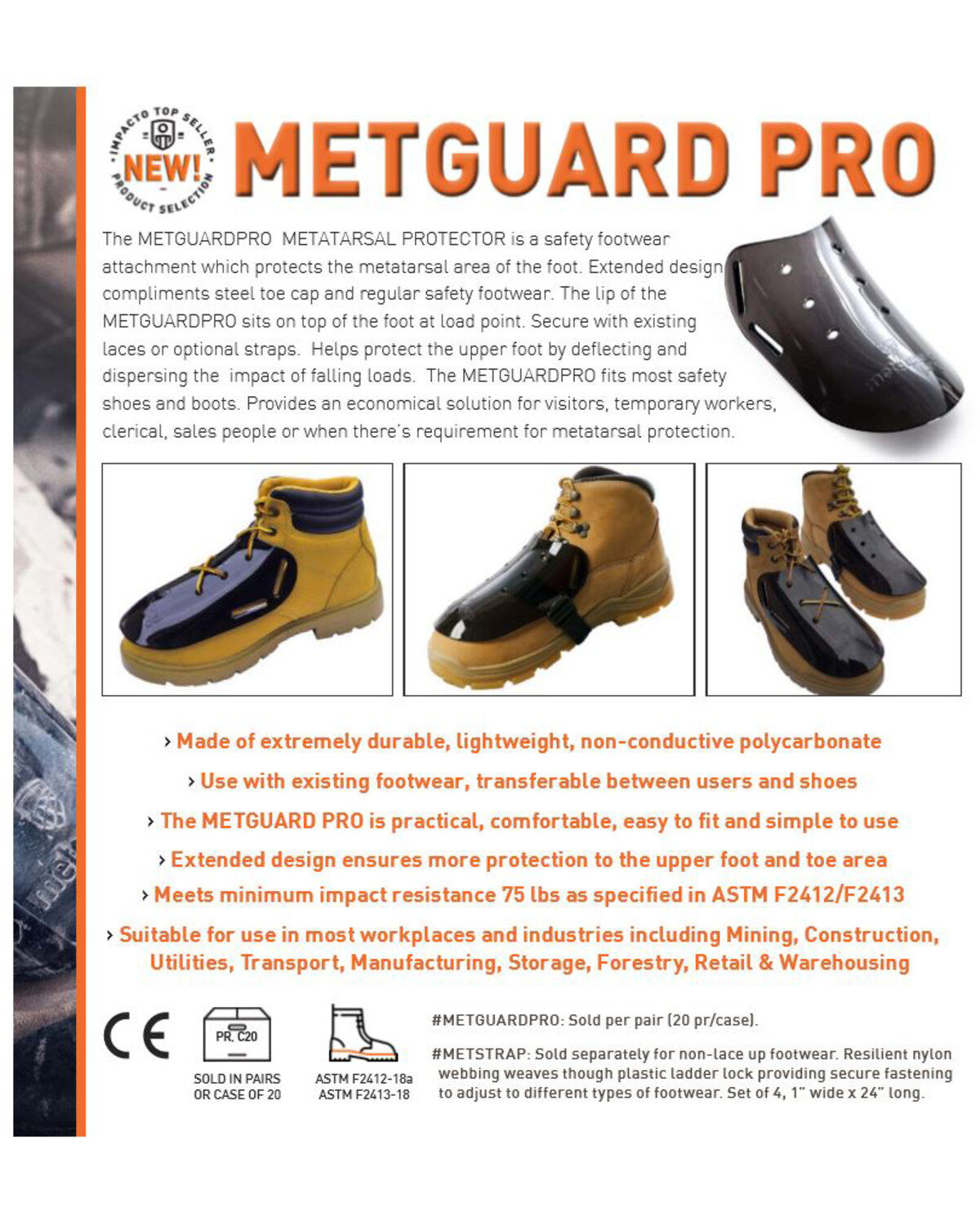 Impacto Metguardpro Metatarsal Protector