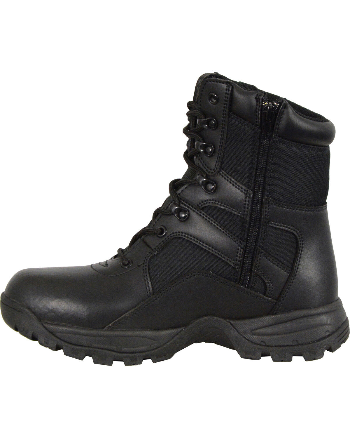 Milwaukee Leather Men's Lace To Toe Tactical Boots - Round Toe