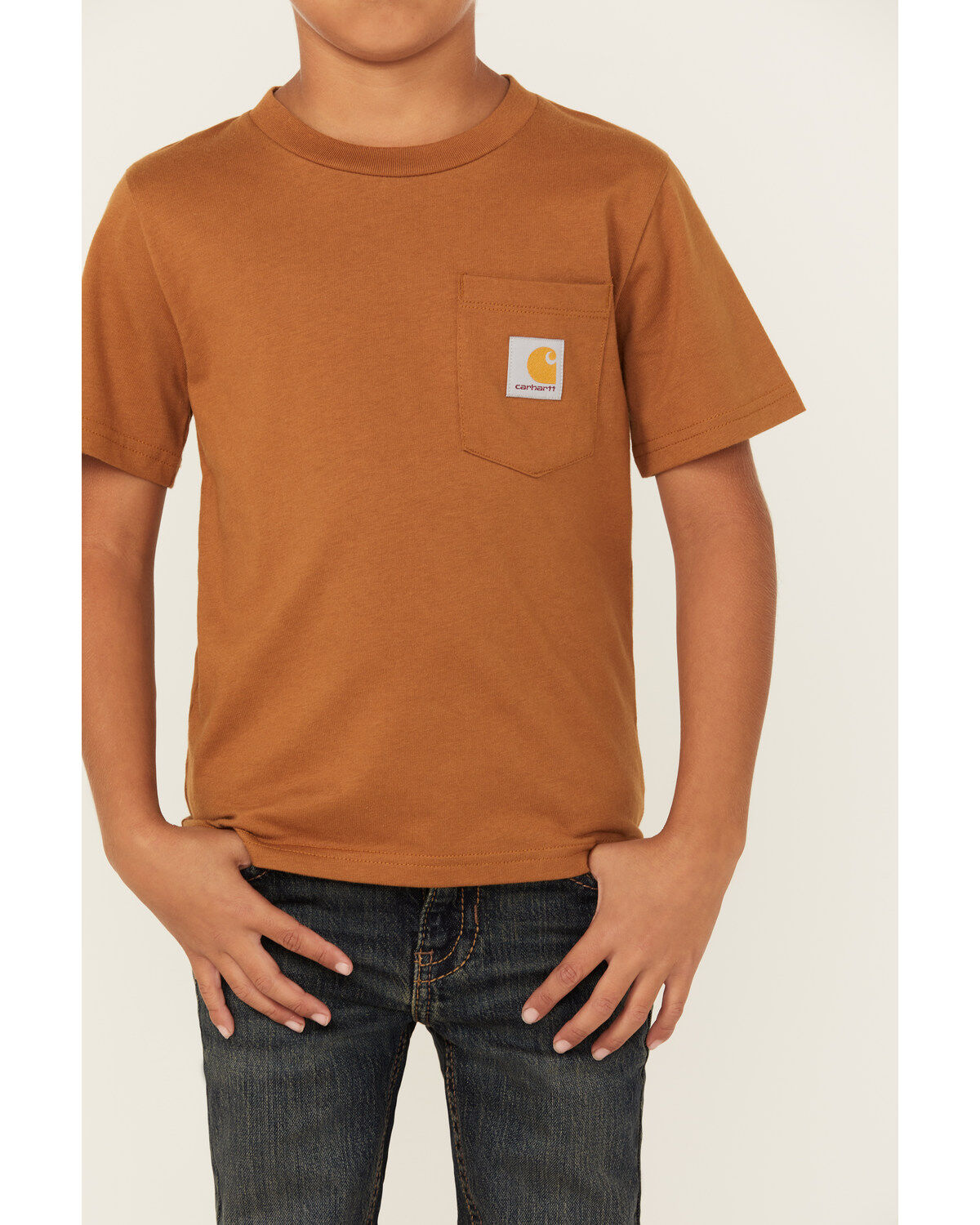Carhartt Little Boys' Logo Short Sleeve Pocket T-Shirt