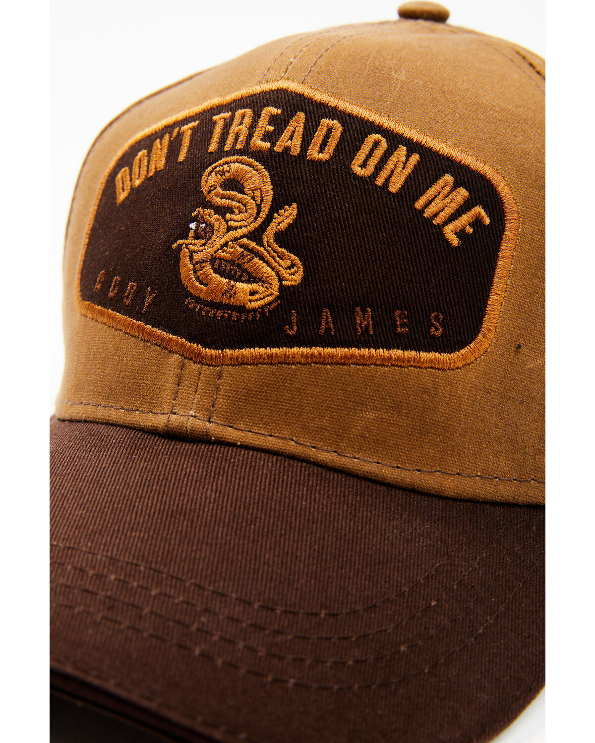 Cody James Men's Don't Tread On Me Oil Canvas Ball Cap