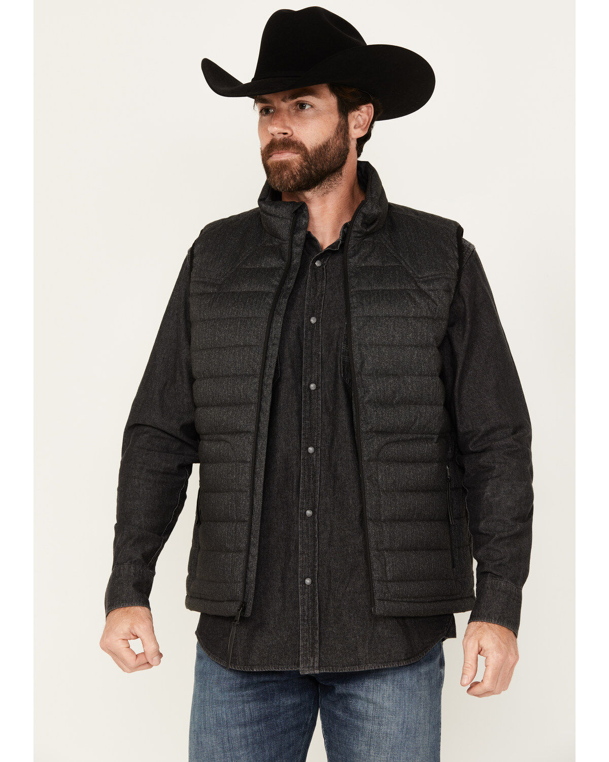 Moonshine Spirit Men's Puffer Zip Vest