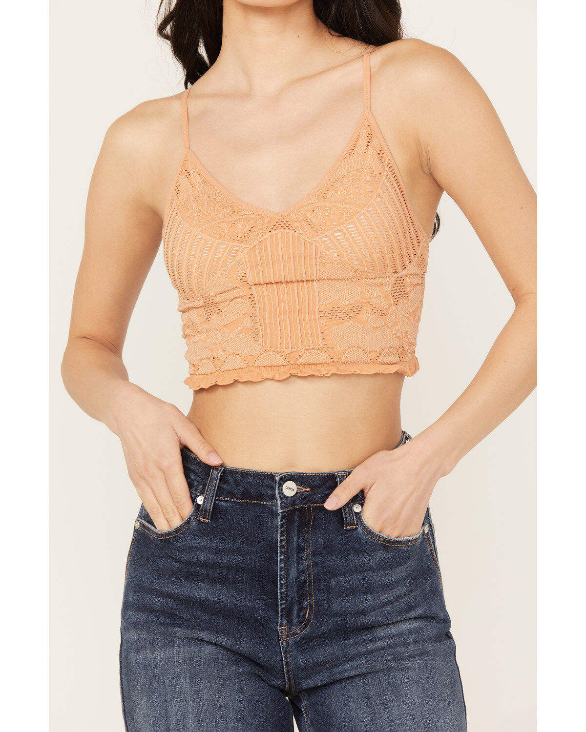 Fornia Women's Floral Lace Bralette