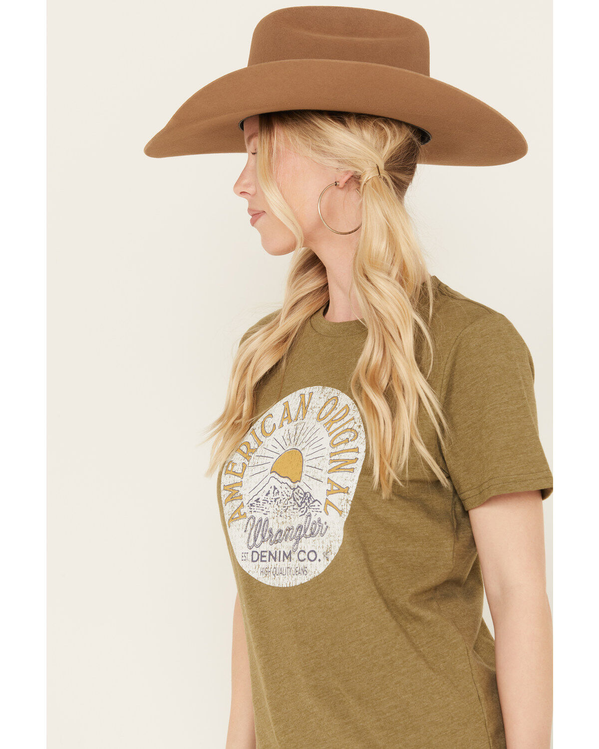 Wrangler Retro Women's Denim Co. Sun Short Sleeve Graphic Tee